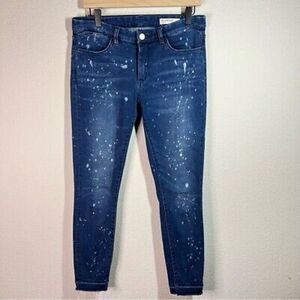 Blank NYC womens released hem bleach and paint splatter jeans‎ size 29
